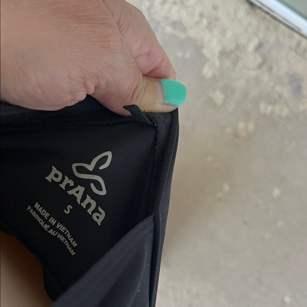 Like new Prana Black dress with built-in bra - Picture 2 of 14